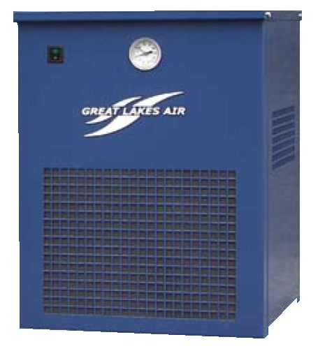 great lakes air edr high inlet temperature refrigerated compressed air dryer